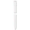 Gent White Matt Silicone Strap