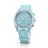 Moonswatch Light Blue/White Rubber Moonswatch Light Blue/White Rubber