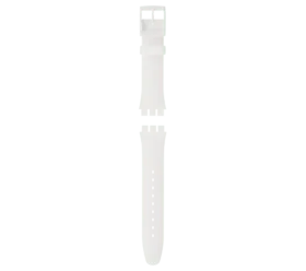 New Gent White Silicone Strap